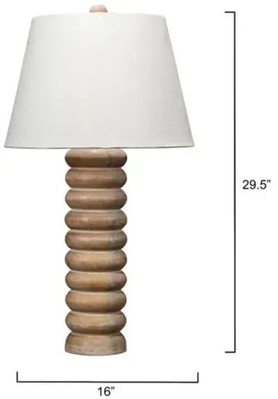 Abacus Table Lamp - Jamie Young Co. - Brown