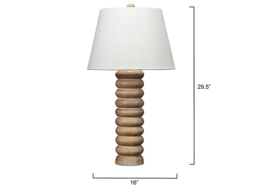 Abacus Table Lamp - Jamie Young Co. - Brown