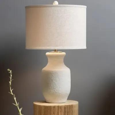 Gilbert Table Lamp - Matte Textured White - Jamie Young Co.