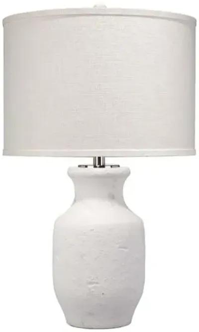 Gilbert Table Lamp - Matte Textured White - Jamie Young Co.