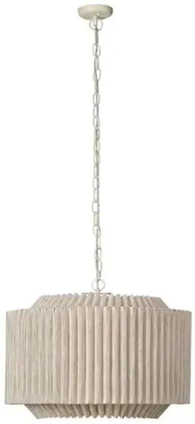 Theory Jute Chandelier - Natural - Jamie Young Co. - Handcrafted - Brown