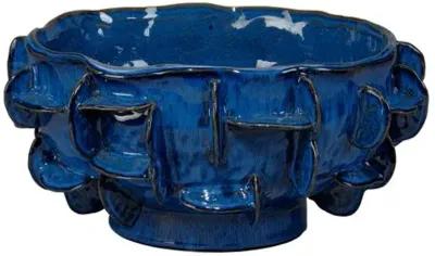 Helios Ceramic Bowl - Jamie Young Co. - Handcrafted - Blue