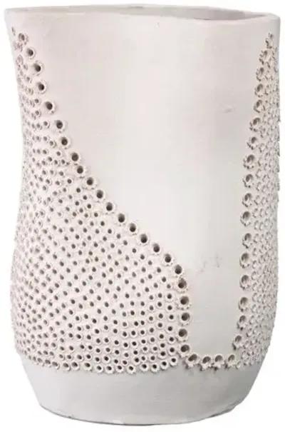 Moonrise Decorative Ceramic Vase - Jamie Young Co. - White