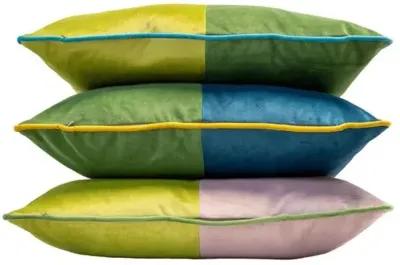 Andrews Colorblock Velvet Pillow - The Piper Collection