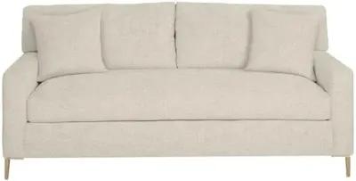 Hinton Loveseat - Crypton Linen - Handcrafted - Ivory