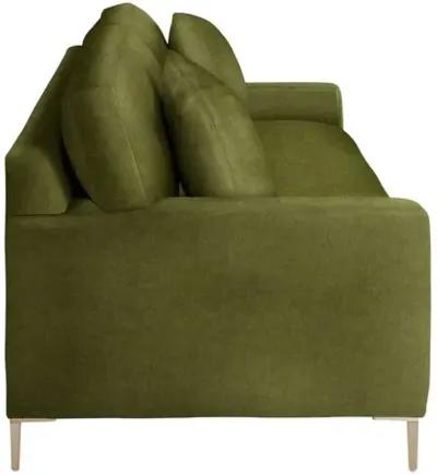 Hinton Loveseat - Crypton Velvet - Handcrafted - Green