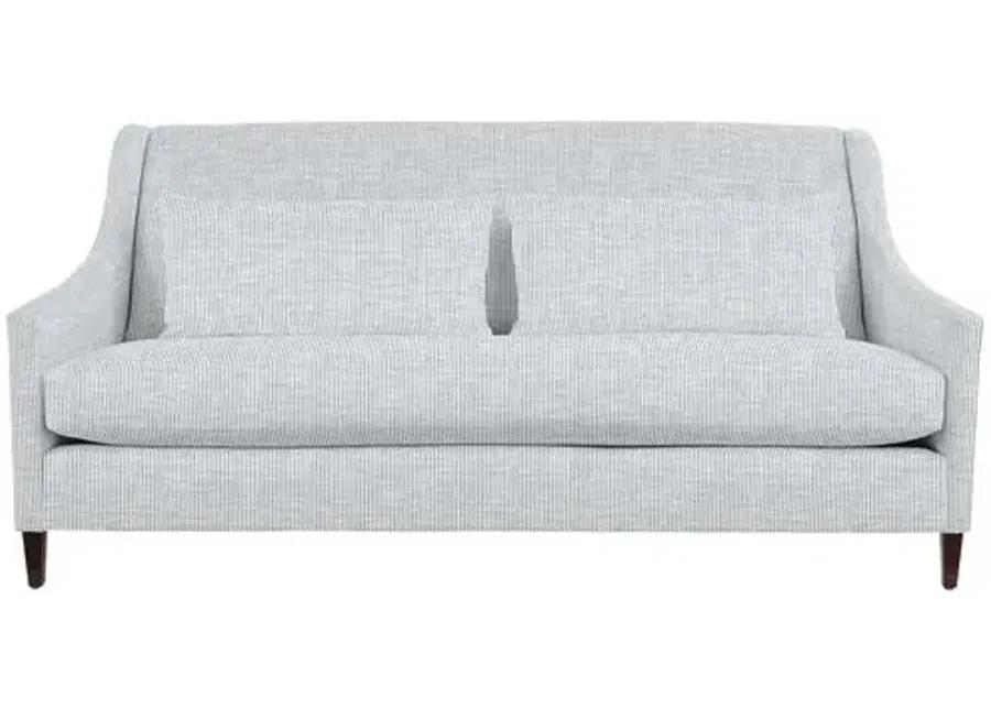 Dawes Sofa - Inside Out Ticking Stripe - Handcrafted