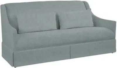 Dawes Skirted Sofa - Crypton Linen - Handcrafted