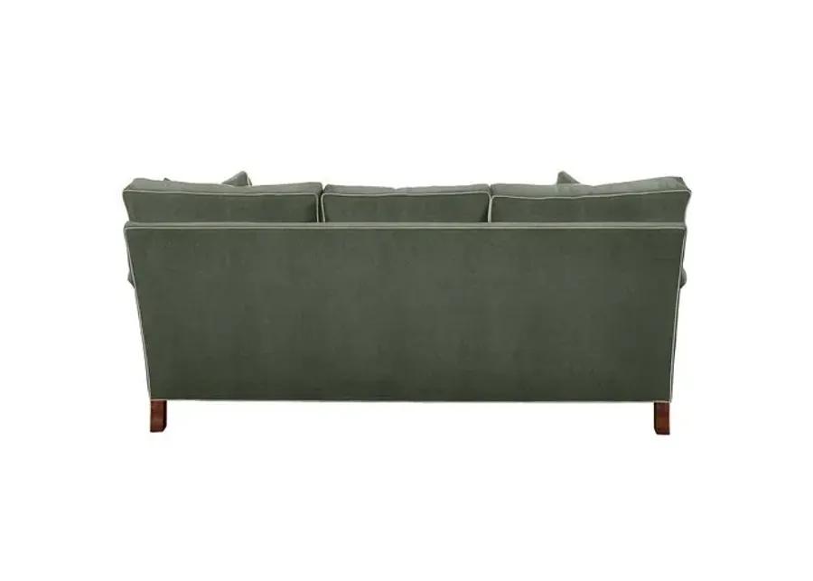 Kate Sofa - Crypton Velvet/Contrast Welt - Handcrafted