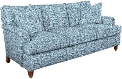 Kate Sofa - Indigo Floral - Handcrafted