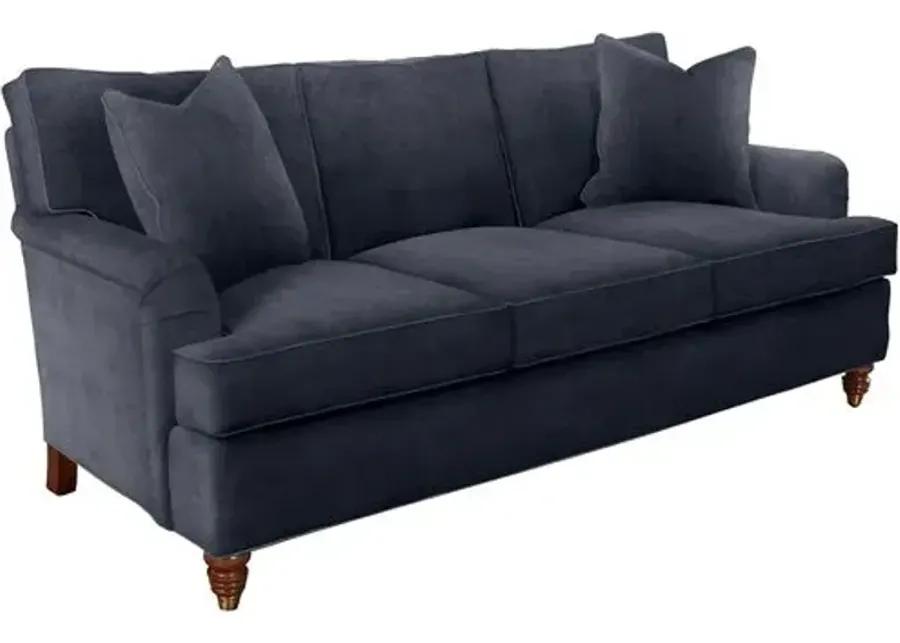 Kate Queen Sleeper Sofa - Crypton Velvet - Handcrafted