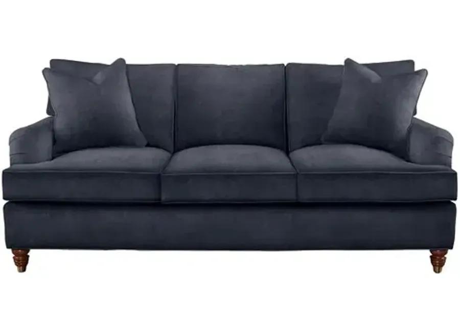 Kate Queen Sleeper Sofa - Crypton Velvet - Handcrafted