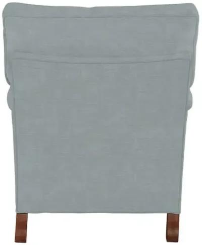 Kate Chair - Crypton Linen - Handcrafted - Blue