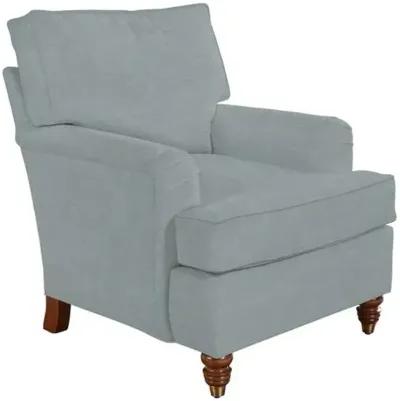 Kate Chair - Crypton Linen - Handcrafted - Blue