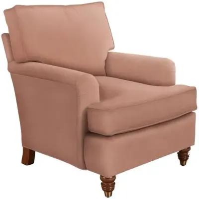 Kate Chair - Crypton Velvet - Handcrafted - Pink