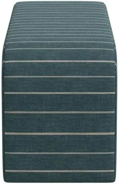 Celia Waterfall Bench - Pinstripe - Blue