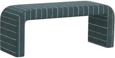 Celia Waterfall Bench - Pinstripe - Blue