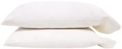 Classico Hemstitch Cotton Sateen Sheet Set - Pom Pom at Home - Ivory, 300 Thread Count, Egyptian Cotton Sateen, Soft and Luxurious