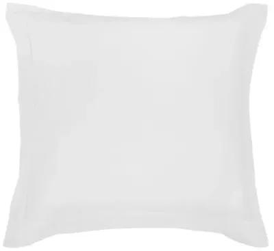 Classico Hemstitch Cotton Sateen Duvet Set - Pom Pom at Home - White