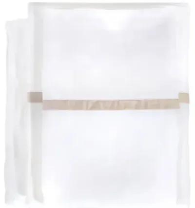 Langston Bamboo Sateen Sheet Set - Pom Pom at Home - Brown, 300 Thread Count, Egyptian Cotton Sateen, Soft and Luxurious