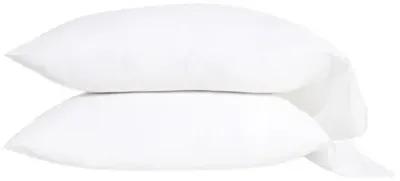 Sheena Bamboo Sateen Sheet Set - Pom Pom at Home - White, 300 Thread Count, Egyptian Cotton Sateen, Soft and Luxurious