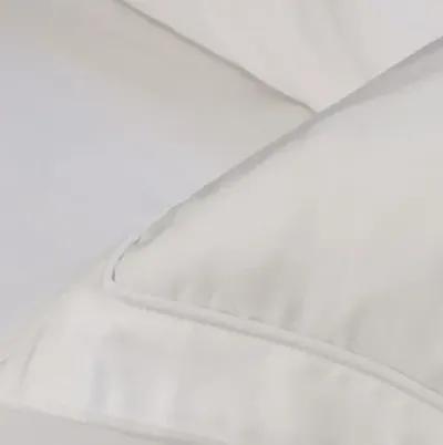 Sheena Bamboo Sateen Duvet Set - Pom Pom at Home - White