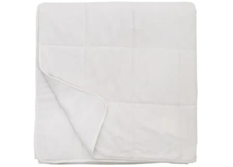 Amsterdam Coverlet - Pom Pom at Home - White