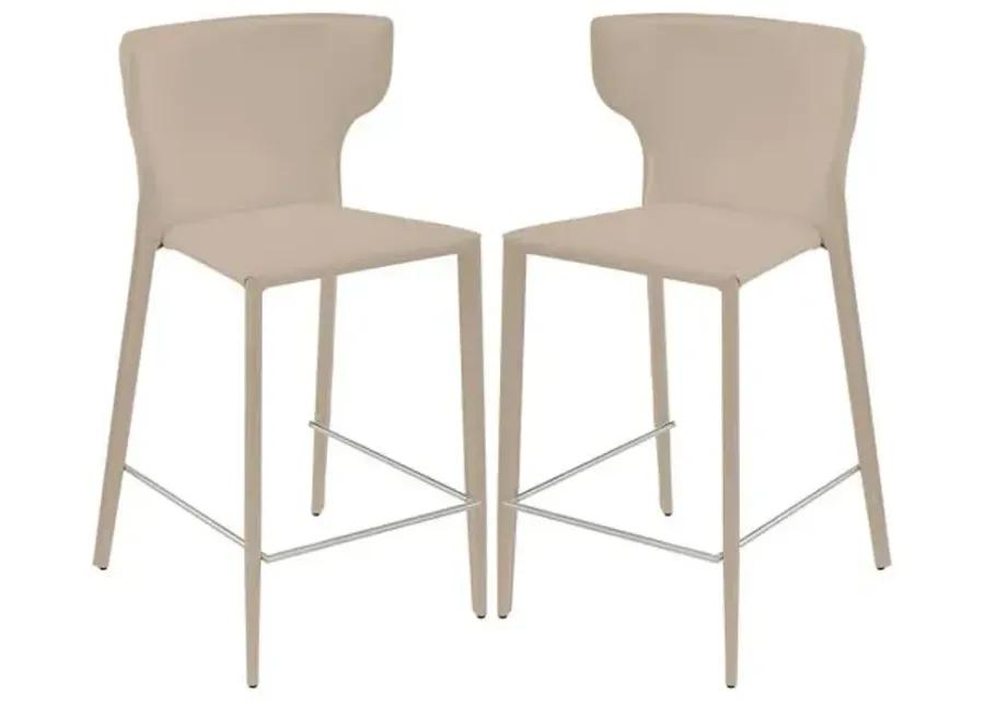 Set of 2 Elysium Counter Stools