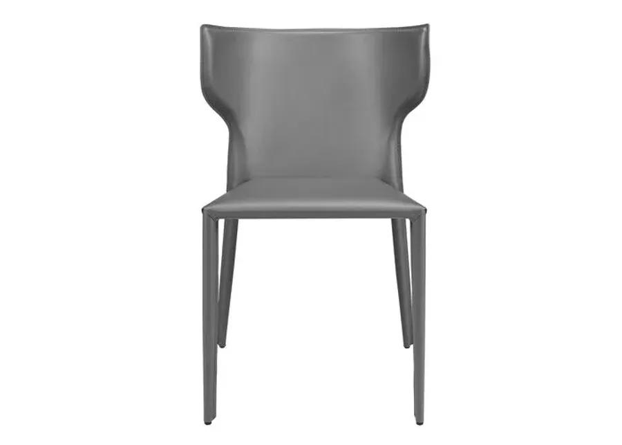 Set of 2 Elysium Stacking Chairs - Gray