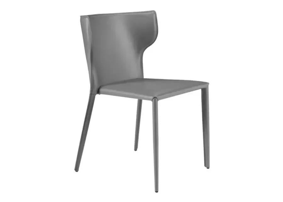 Set of 2 Elysium Stacking Chairs - Gray