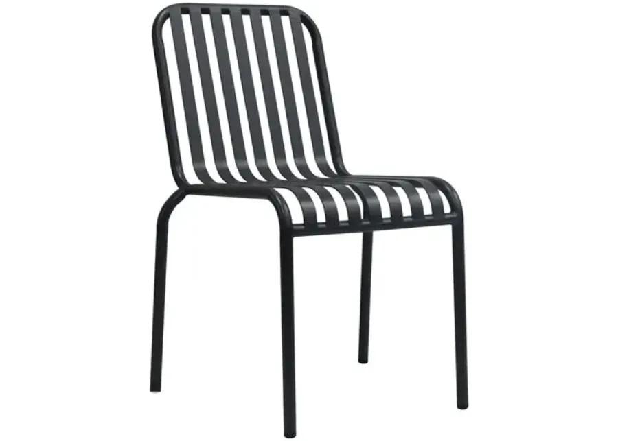 Set of 2 Arboria Outdoor Side Chairs - Black