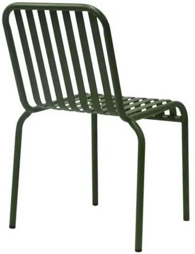 Set of 2 Arboria Outdoor Side Chairs - Green