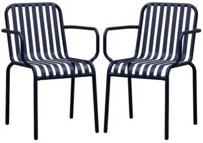 Set of 2 Arboria Outdoor Armchairs - Blue