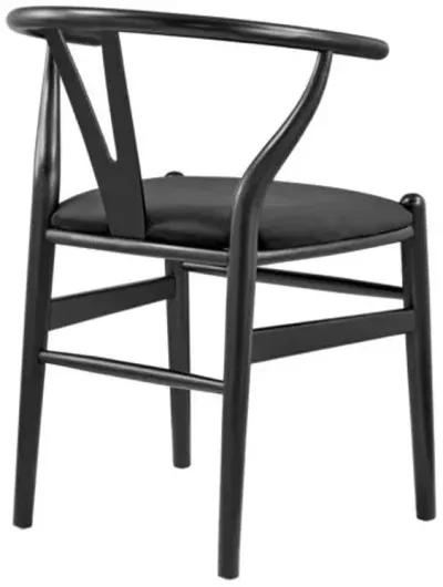 Set of 2 Rivello Side Chairs - Velvet - Black