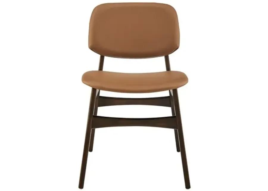 Set of 2 Valhara Side Chairs - Brown