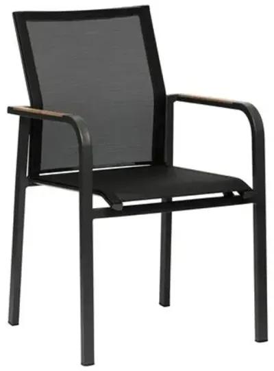 Set of 2 Avalon Indoor/Outdoor Armchairs - Black