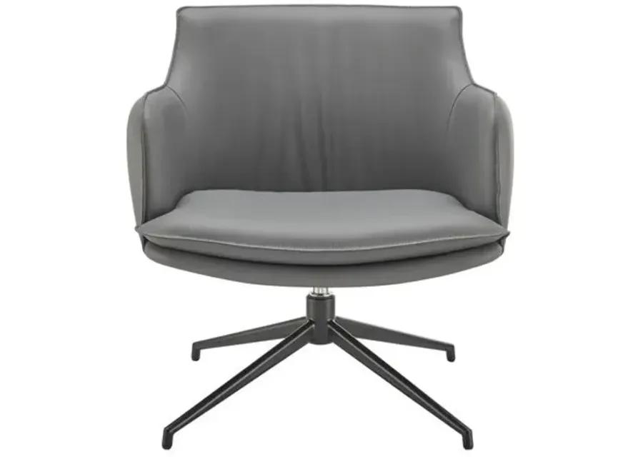 Varekai Swivel Lounge Chair - Gray