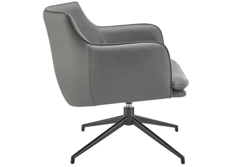 Varekai Swivel Lounge Chair - Gray