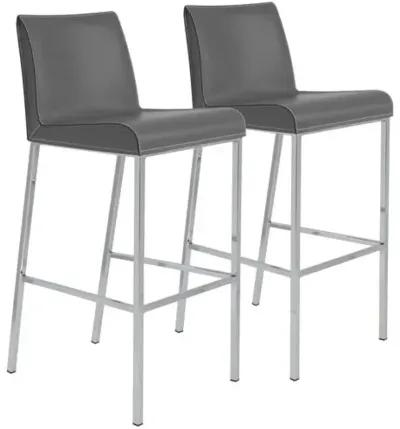 Set of 2 Metron Barstools - Gray