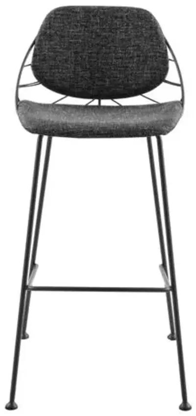 Set of 2 Florine Barstools - Black