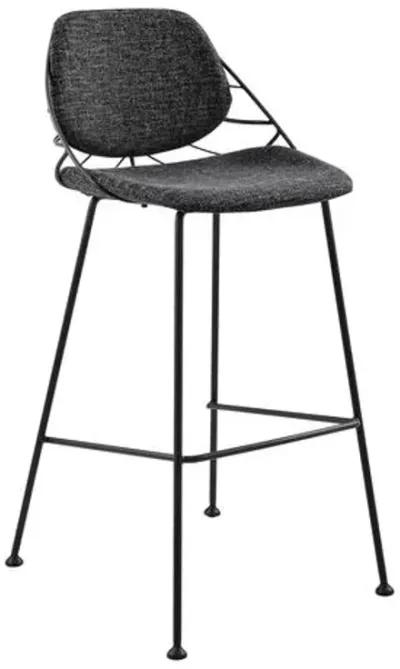 Set of 2 Florine Barstools - Black