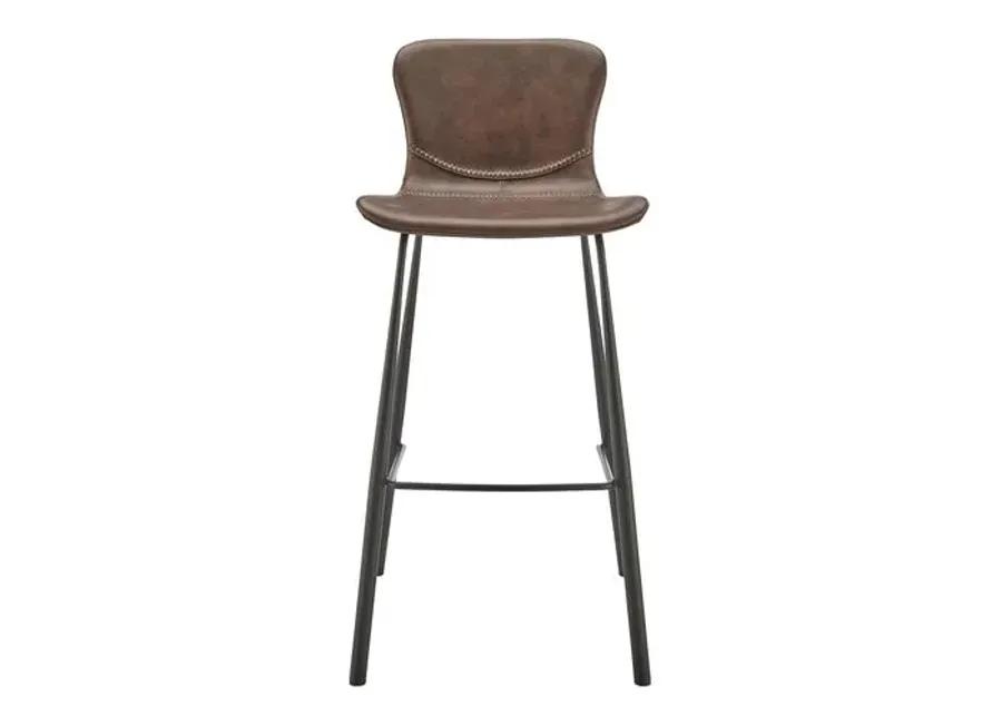 Set of 2 Harmonique Barstools - Brown