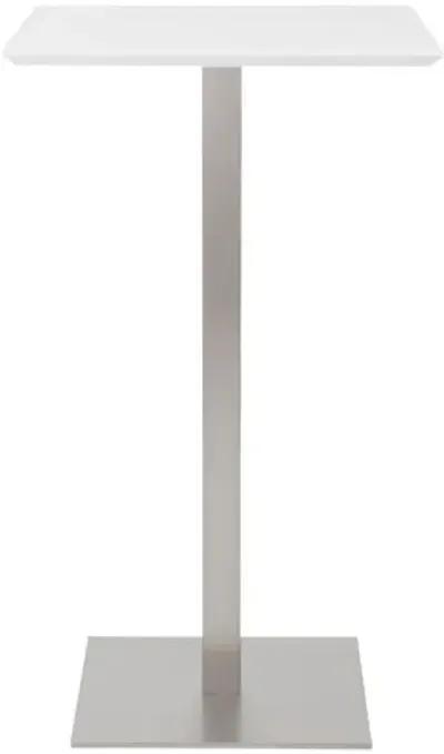 Ivoria 24" Bar Table - White