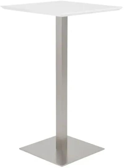 Ivoria 24" Bar Table - White