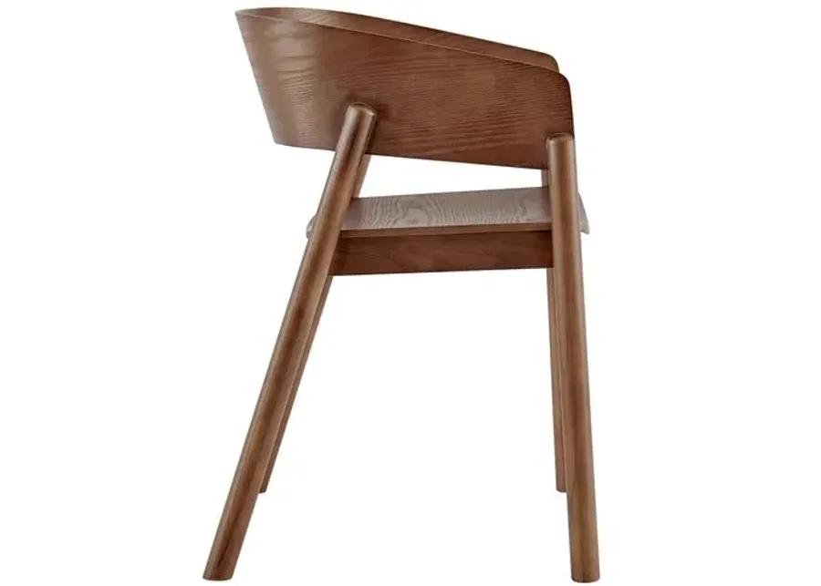 Bentara Armchair - Walnut - Brown