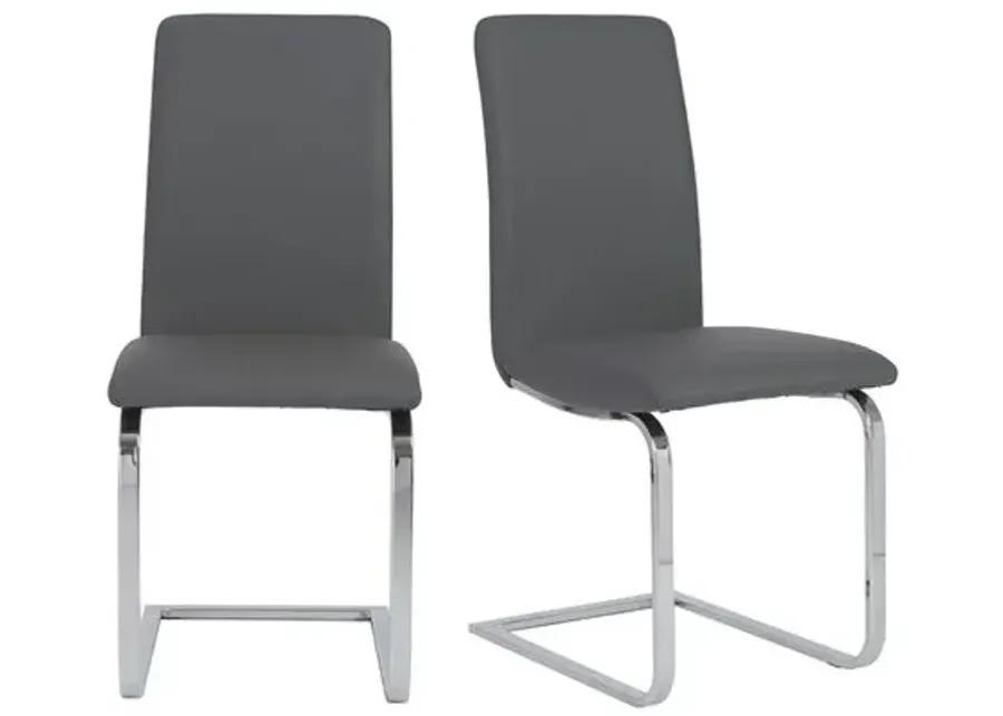 Set of 2 Sereno Side Chairs - Gray