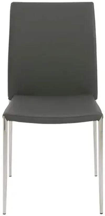 Set of 2 Thaline Stacking Chairs - Gray