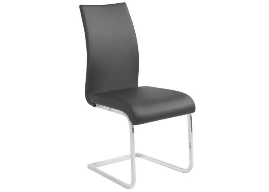 Set of 4 Virelia Side Chairs - Black