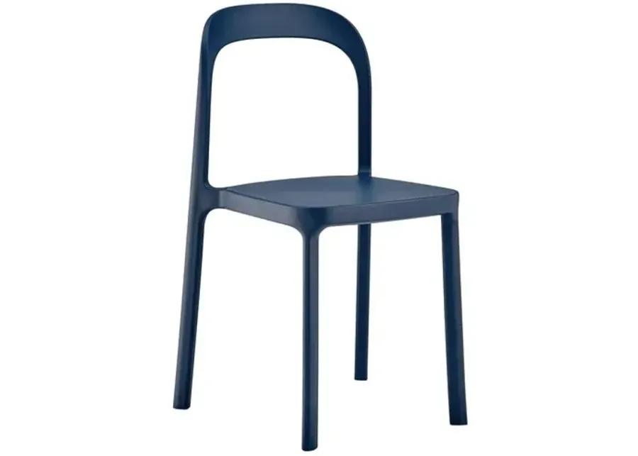 Set of 2 Clemmie Indoor/Outdoor Side Chairs - Blue