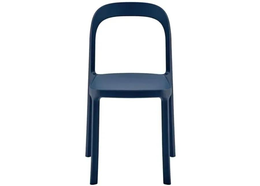 Set of 2 Clemmie Indoor/Outdoor Side Chairs - Blue